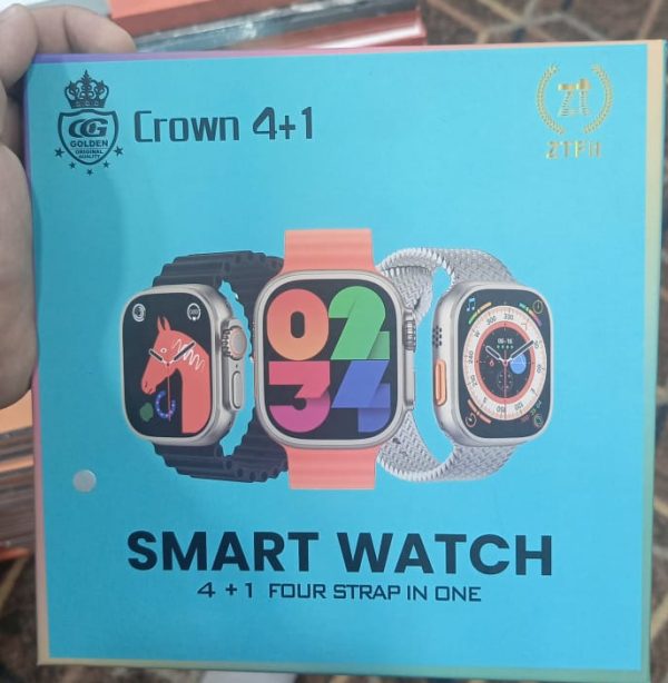 4 In 1 Ultra Smart Watch With Emulated Display (random Color)