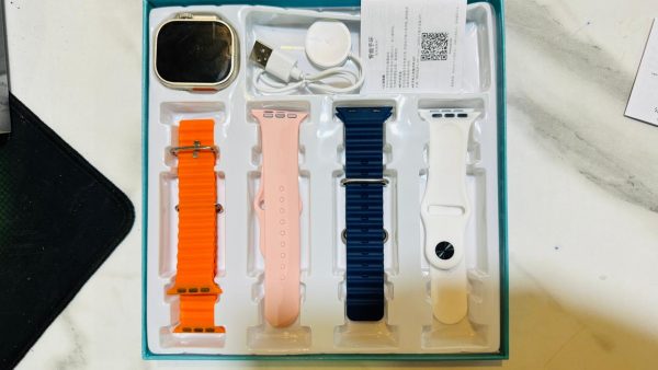 4 In 1 Ultra Smart Watch With Emulated Display (random Color)