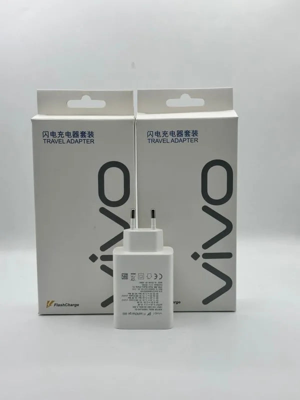 Vivo 66W Super Fast Charger – Flash, VOOC, Quick Charge Travel Adapter